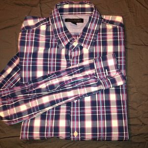 Banana Republic Plaid Dress Shirt